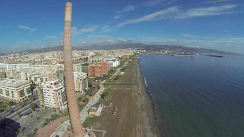 Apartamento Huelin, A 5 Minutos A Pie De La Playa 马拉加 外观 照片